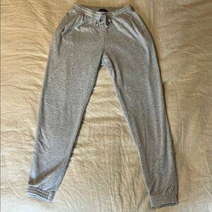 Brandy Melville Gray Sweatpants with Elastic Waistband
